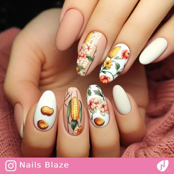 Harvest Season Nails | Thanksgiving | Holiday- NB1087