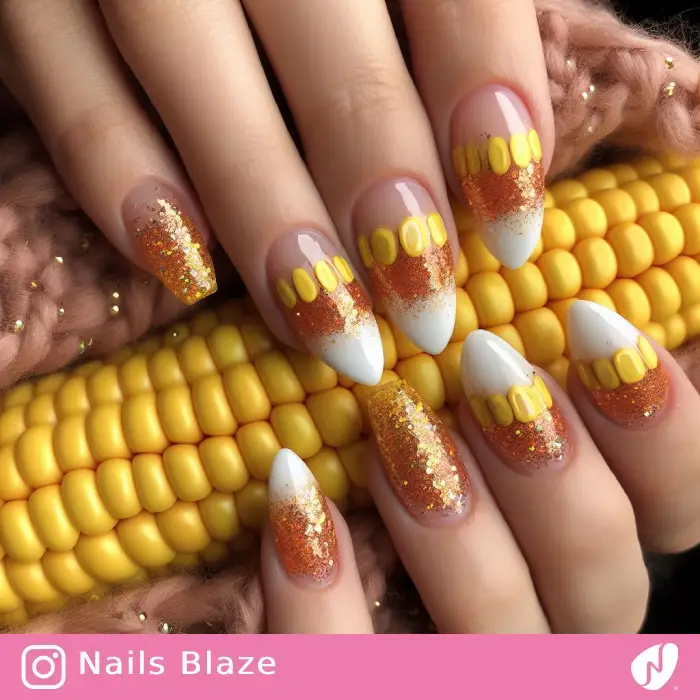 Corn Nail Art | Thanksgiving | Holiday- NB1094