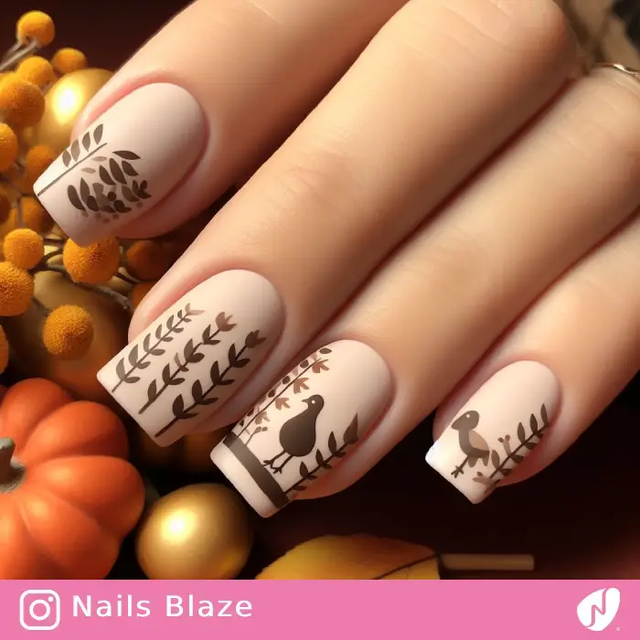 Harvest Season Nails | Thanksgiving | Holiday- NB1097