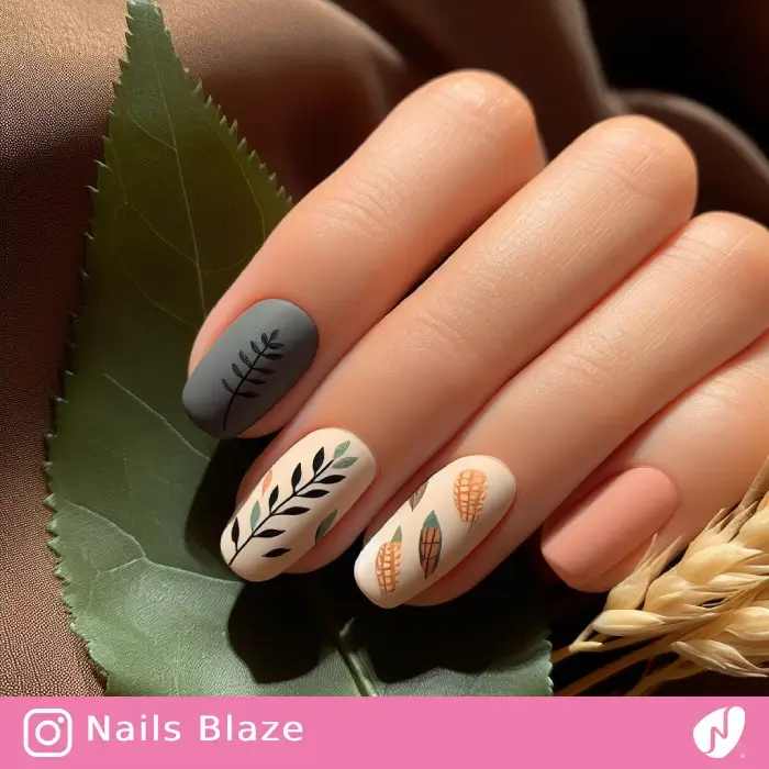 Harvest Season Nails | Thanksgiving | Holiday- NB1112