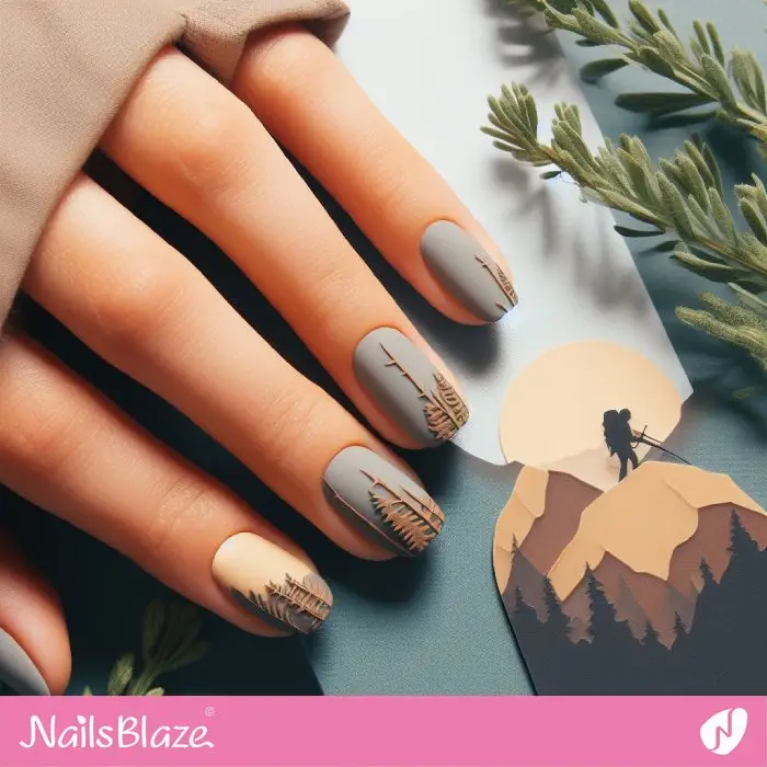 Camping Nail Design | Travel and Tourism - NB1224