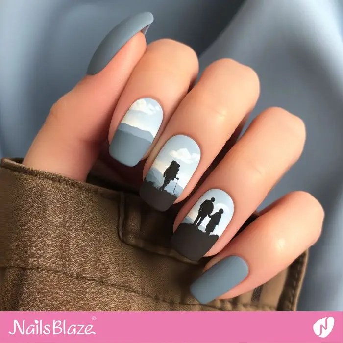 Hiking Nail Design | Travel and Tourism - NB1204