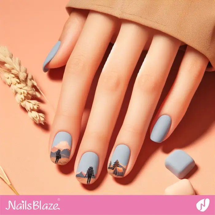 Hiking Nail Design | Travel and Tourism - NB1206