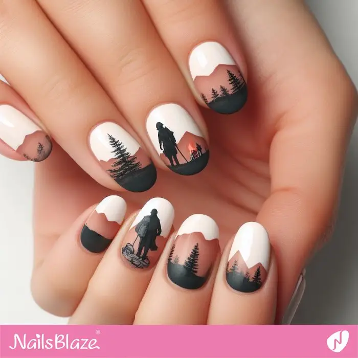 Hiking Nail Design | Travel and Tourism - NB1207