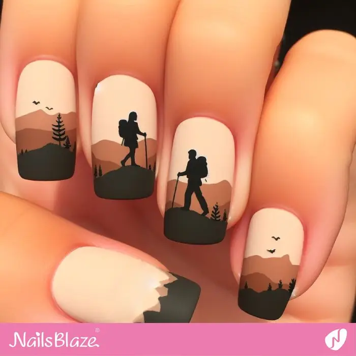 Hiking Nail Design | Travel and Tourism - NB1211