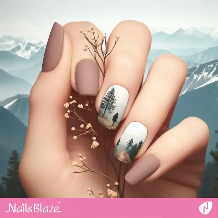 Hiking Nail Design | Travel and Tourism - NB1213