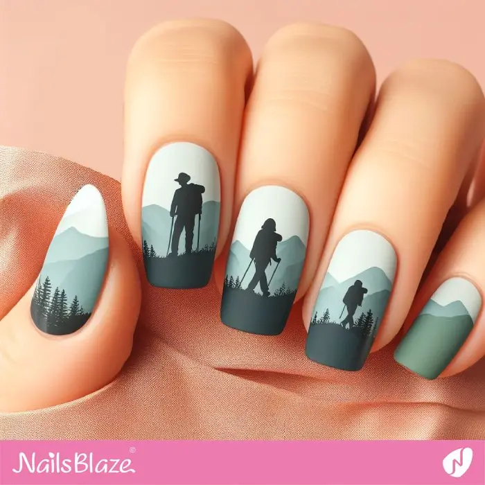 Hiking Nail Design | Travel and Tourism - NB1214