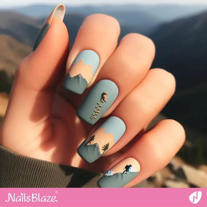 Hiking Nail Design | Travel and Tourism - NB1215