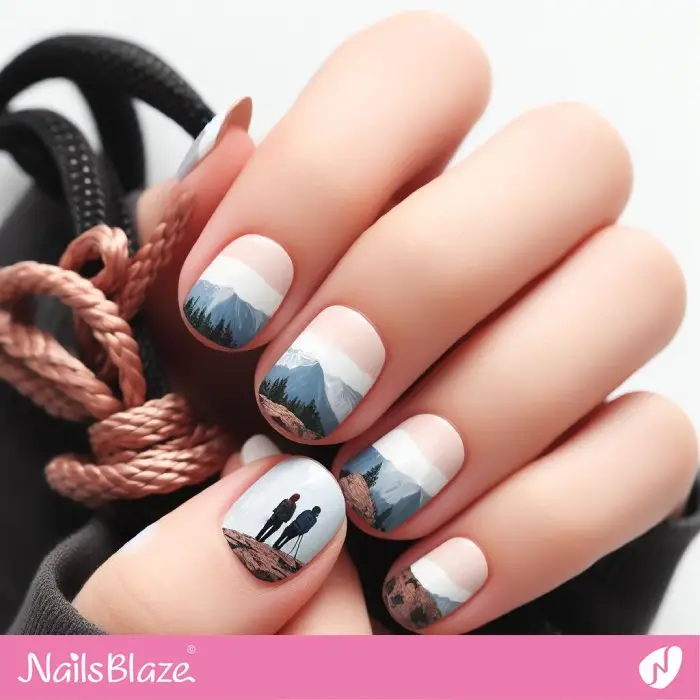 Hiking Nail Design | Travel and Tourism - NB1216