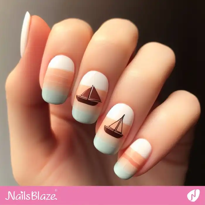Paddling-inspired Nails | Sport | Travel and Tourism - NB1201