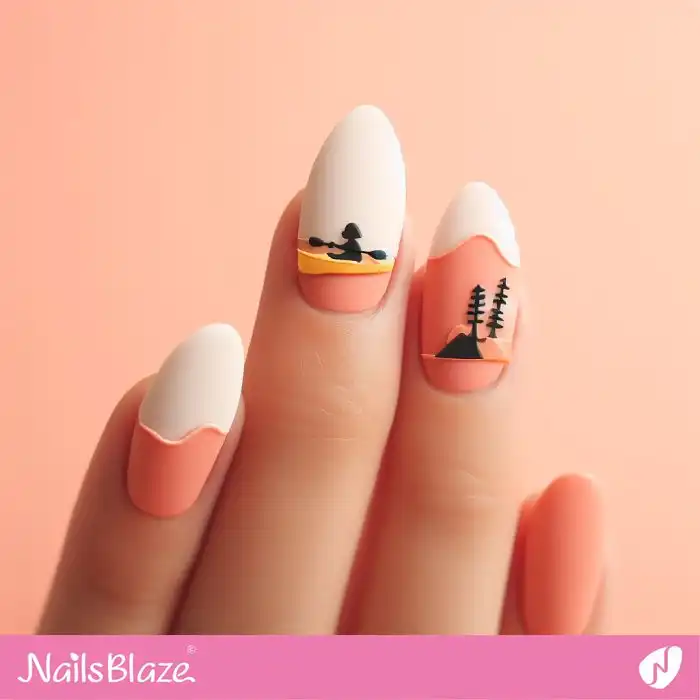 Paddling-inspired Nails | Sport | Travel and Tourism - NB1202