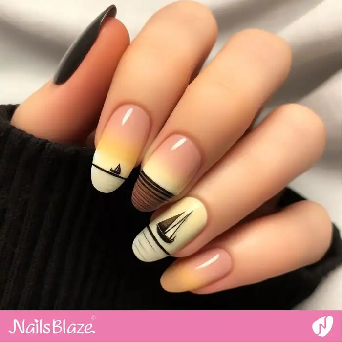 Paddling-inspired Nails | Sport | Travel and Tourism - NB1204