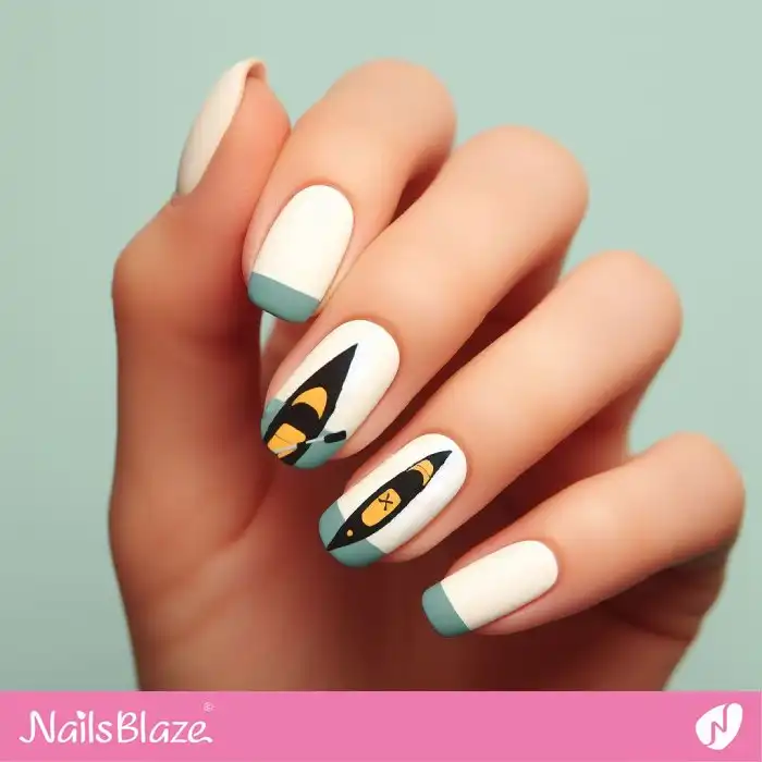 Paddling-inspired Nails | Sport | Travel and Tourism - NB1205