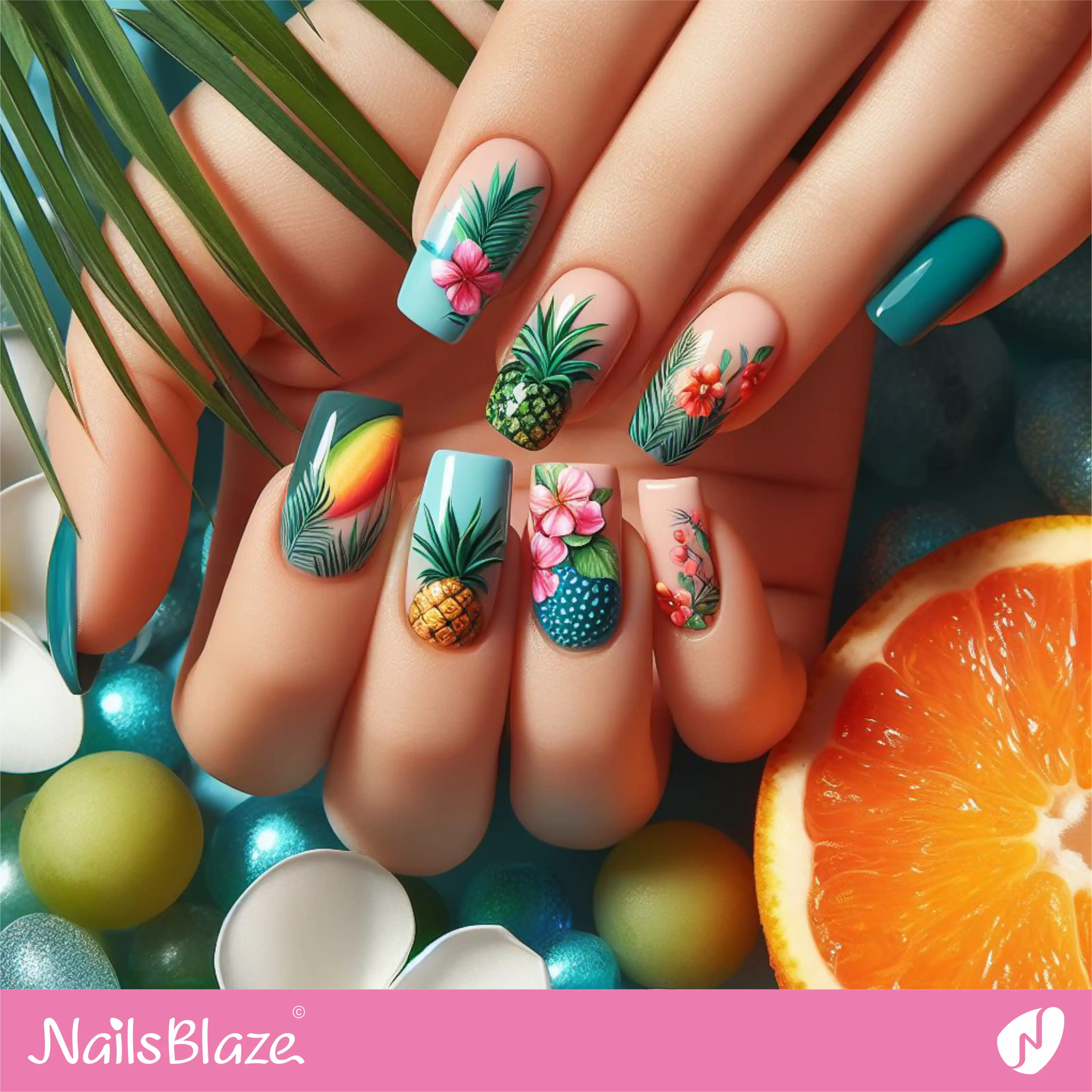 Pineapple Nail Art: Tutorial! - Wonder Forest