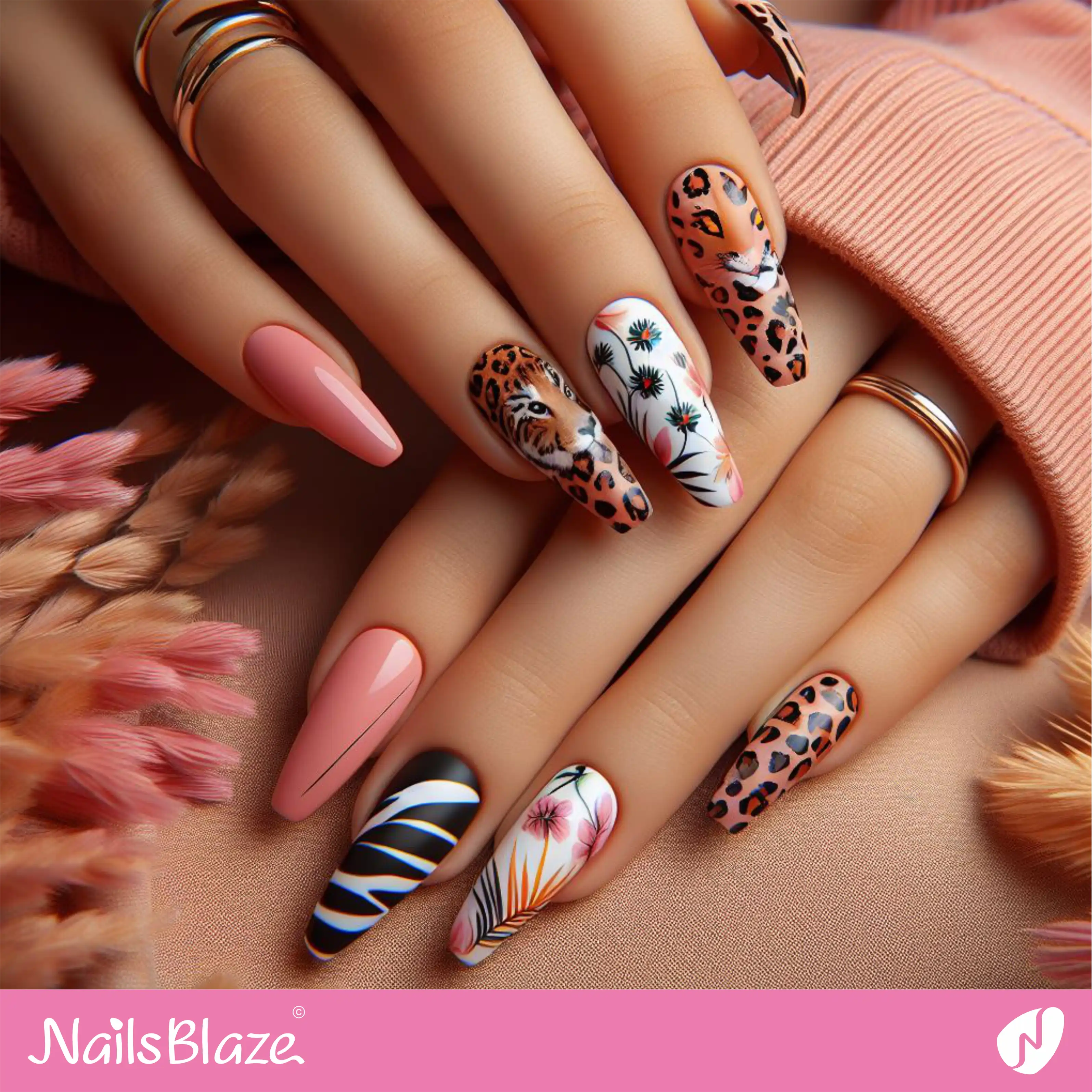 Animal Print Nail Designs