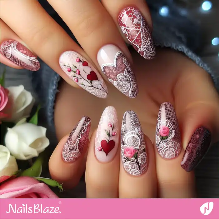 Delicate Roses Nail Art - Nailz Craze