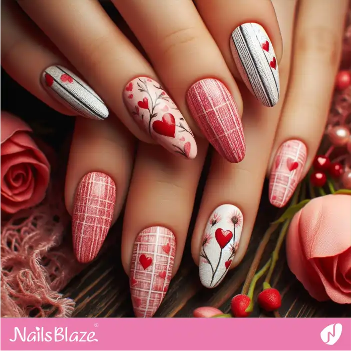 Elegant Heart Arrow Nail Trend