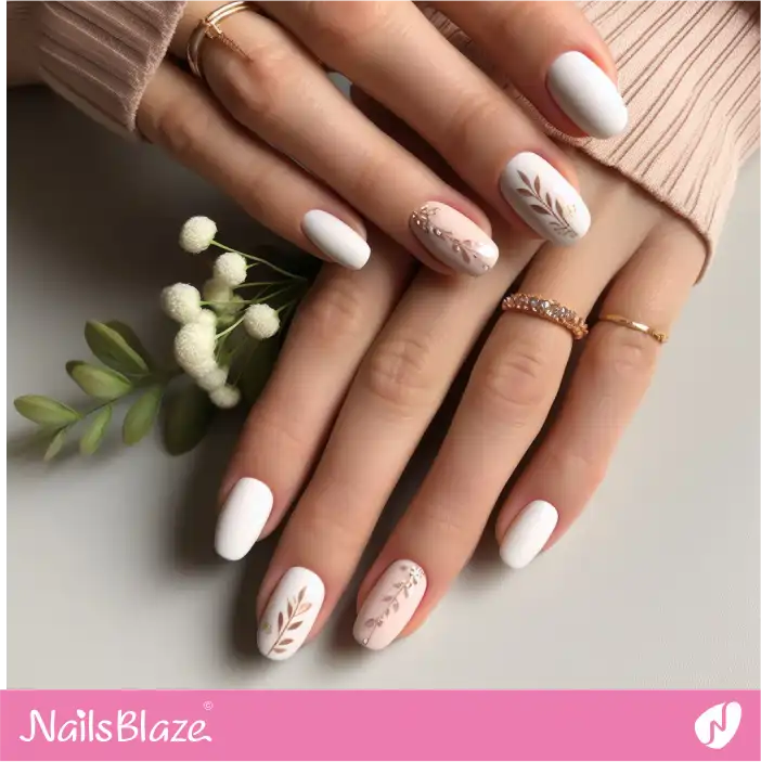 Mother in Law Classical Minimal Nail Design| Wedding-NB-D-258