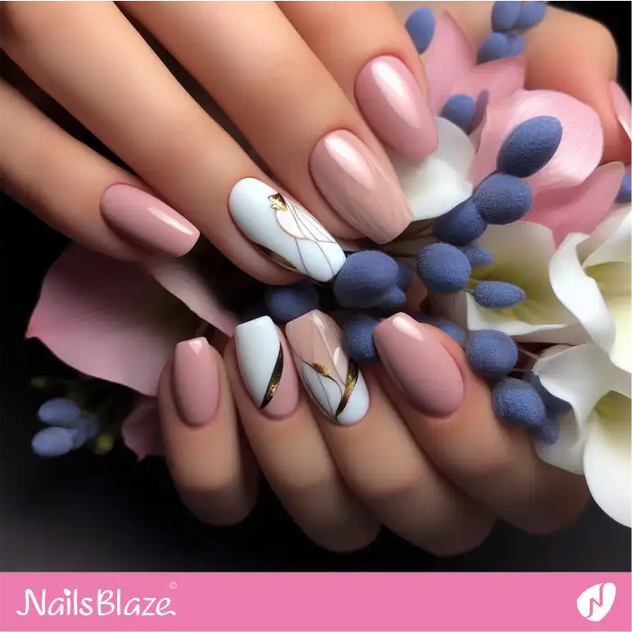 Mother in Law Classic Line Nail Design| Wedding-NB-D-260