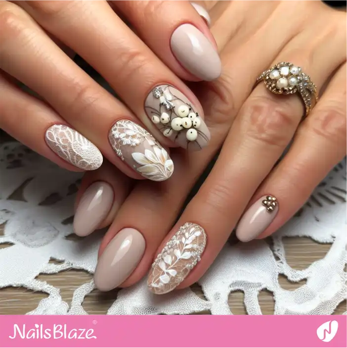 Mother in Law Modern Nail Design| Wedding-NB-D-265