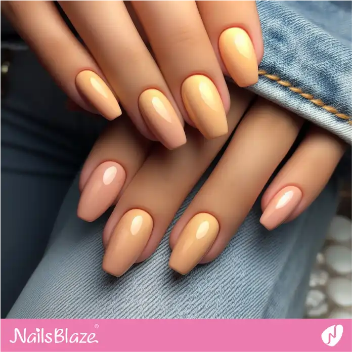 Soft Yellow Ombre Nails for Office | Professional Nails - NB3085