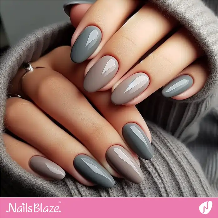Gray and Greige Color Scheme for Work | Professional Nails - NB3090