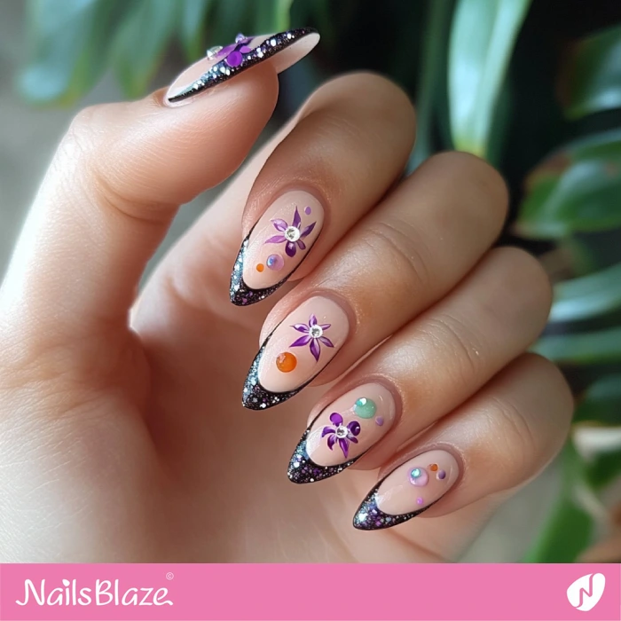 Abstract French Manicure | Abstract Nails - NB5494