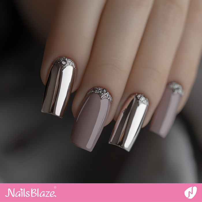 Cuff Design for Cinnamon Slate Nails | Benjamin Moore Color Trend 2025 - NB6118