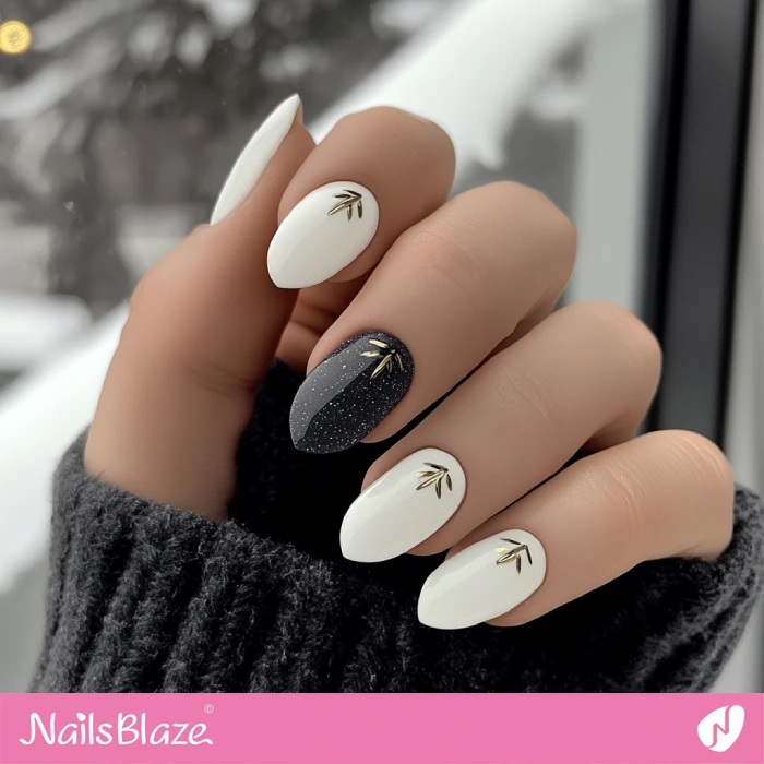 Simple White Snow Nails Design | Sherwin William Color Capsule 2025 - NB6392