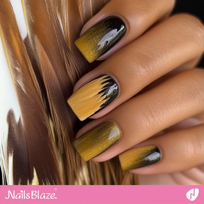 Feather-inspired Chartreuse Nails | Sherwin William Color Capsule 2025 - NB6385