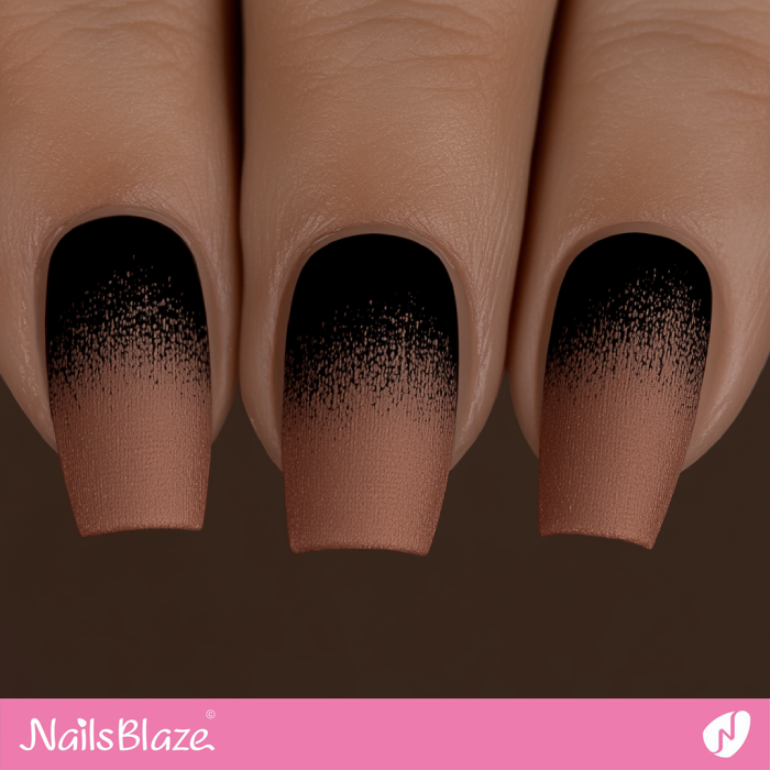 Modern Design Ombre Mocha Mousse Nails | Color of the Year 2025 - NB7021