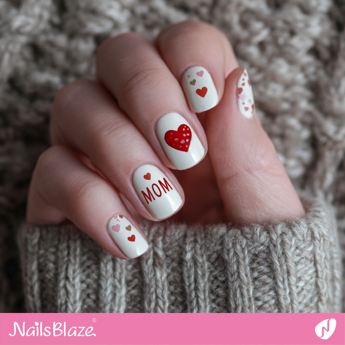 Love for Mom Nails Design | Mother's Day Nails- NB8176