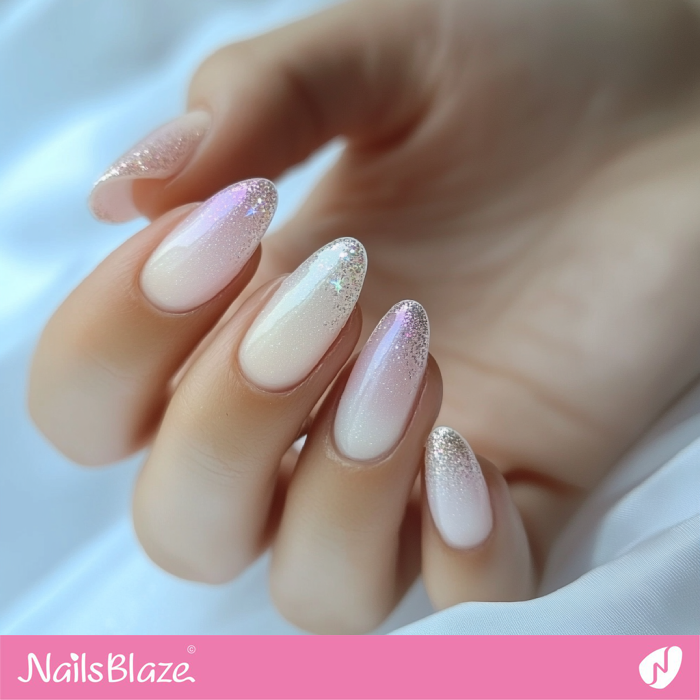 Playful Nails Subtle Glitter Overlay Design | Anna Customized Nail Designs- NB7261