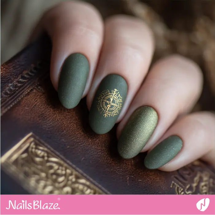 Lord of the Rings Adventure Nails | Cordelia-M-Customized Nails- NB8379