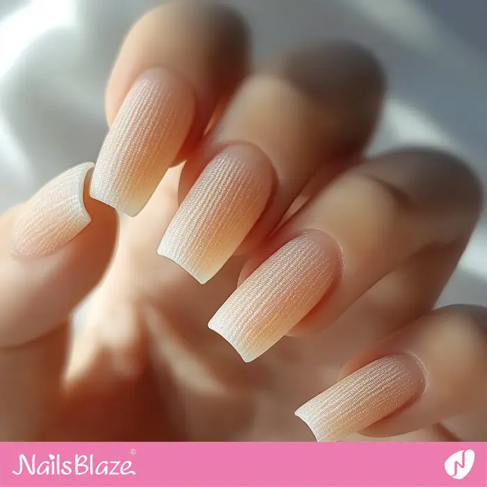 Matte Nude Ombre Nails | Nude Ombre Nail Art - NB6547