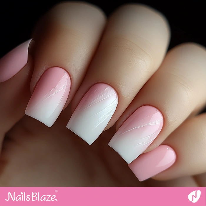 Easy to Do Ombre Nails Design | Pink Ombre Nails - NB6492