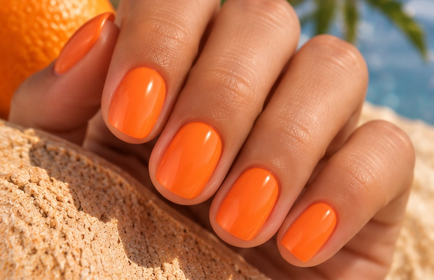 Solid Tangerine Sun
