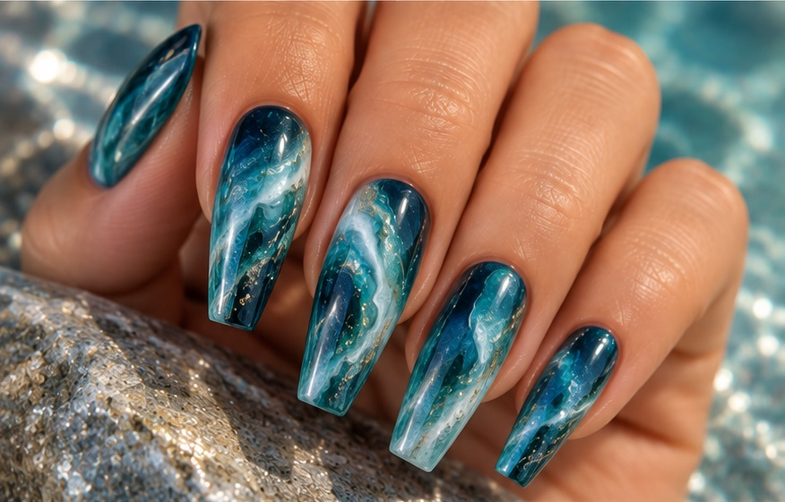 Tidepool Abstract Marble