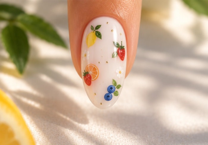 Micro Fruit Nail Art