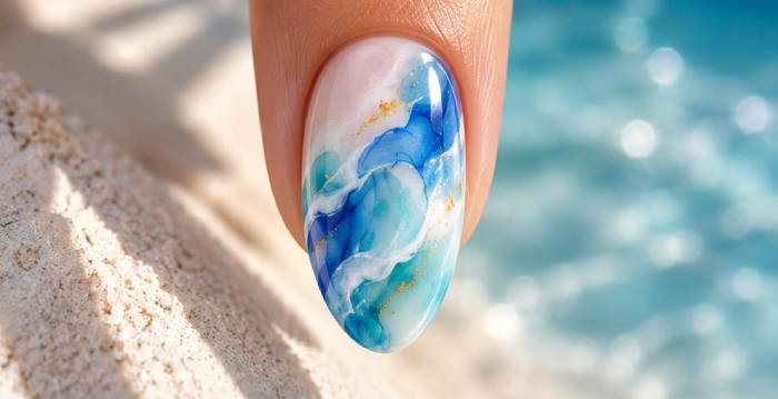 Watercolor Nails