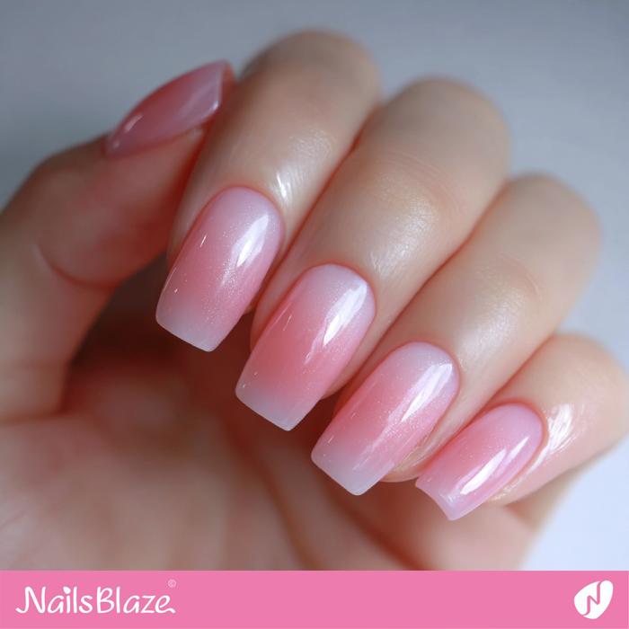 Watery Blush Pink Nails | Watery Nails- NB8234
