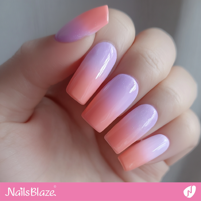 Watery Gradient Nails | Watery Nails- NB8237