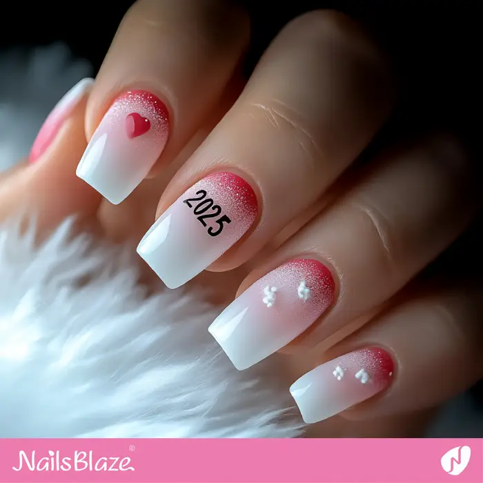 Pink Design Nails for Winter | Winter 2025 Nails - NB6650