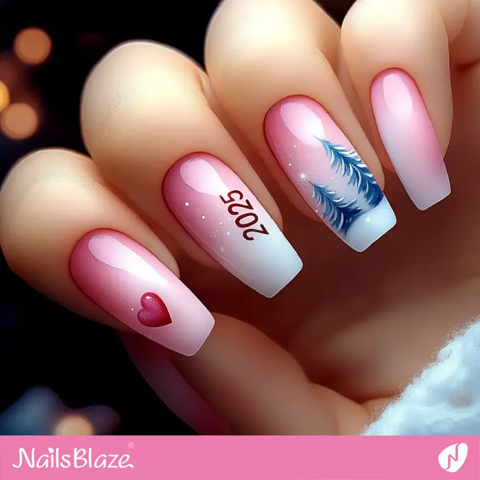 Love for Winter Ombre Nails | Winter 2025 Nails - NB6666