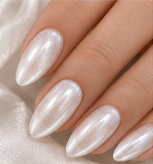 Glazed Cloud Dancer Almond