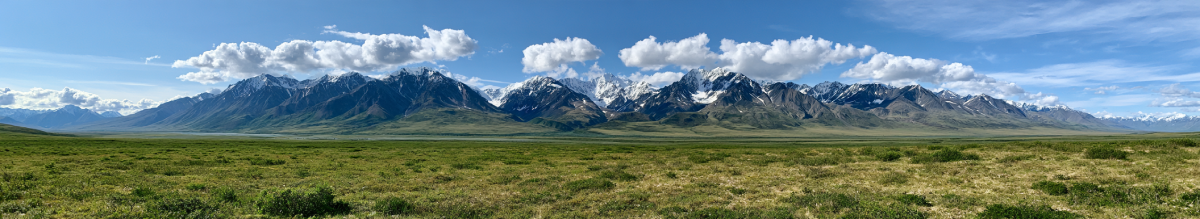 Mountain vista in Yukon