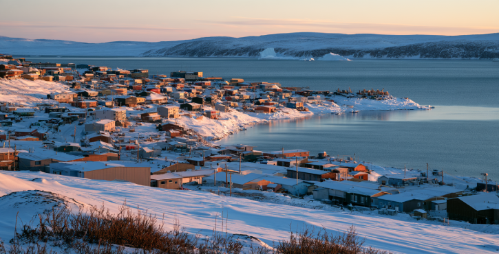 Iqaluit Nunavut Arctic gateway on Frobisher Bay