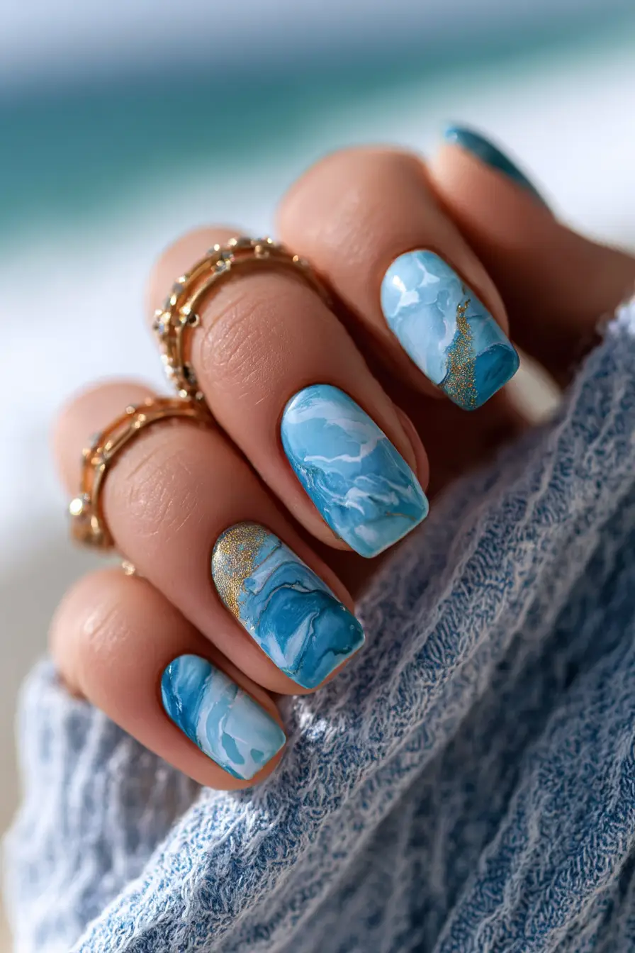 Beach nail art inspiration