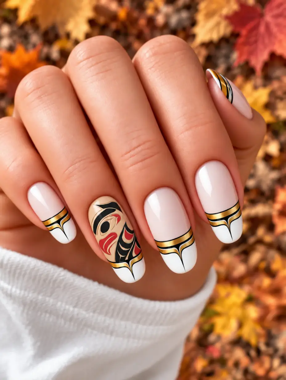Coast Salish nail art inspiration