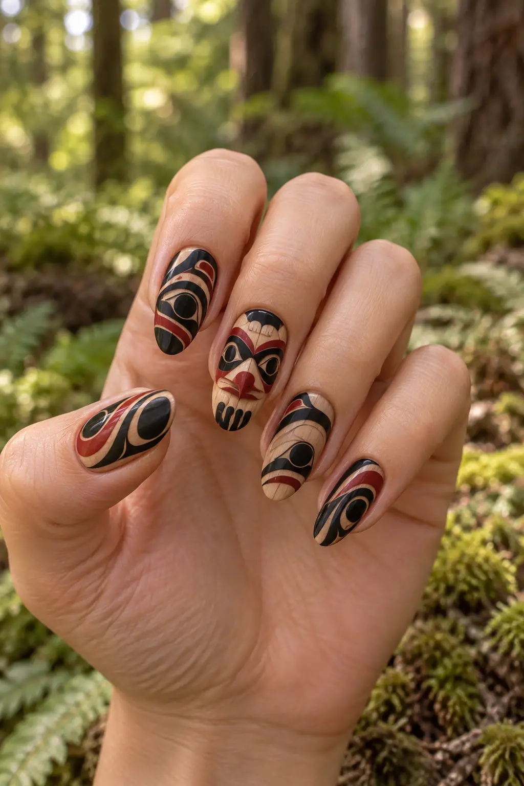 Haida Gwaii nail art inspiration